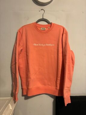NYON Signature Terracotta Crewneck Sweatshirt with White Logo